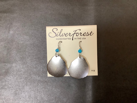 NE-2262 Silver Forest Earrings
