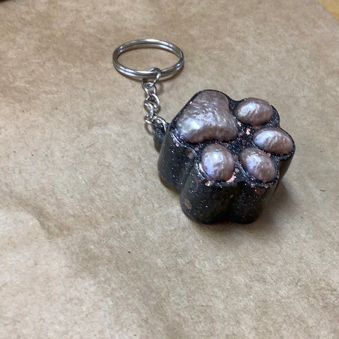 Thick Paw keychain by local artist Shelby