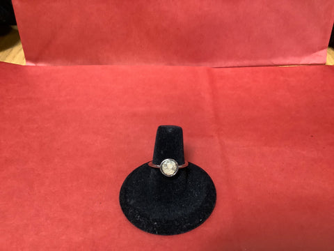 Pink Druzy Ring