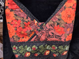 Handcrafted Flowered Sling Bag by Carol