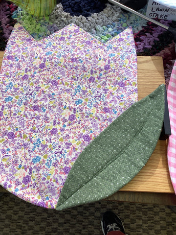 Purple Flowered Tulip Placemat by Carol