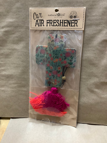 Bless This Car Air Freshner by Natural Life