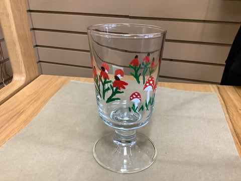 Hand Painted Glass by Cecelia (not dishwasher safe)