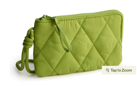 Vera Bradley Zip Wristlet Spinach Green