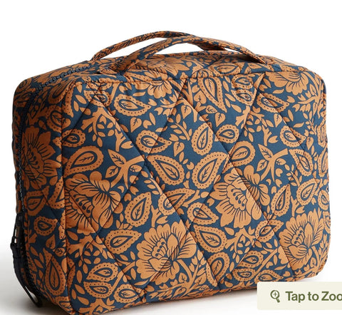 VB Hanging Travel Organizer in Lotus Montage Roasted Pecan