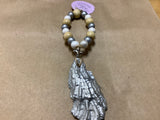 Beads & Seashell Bottle Charms by Lisa