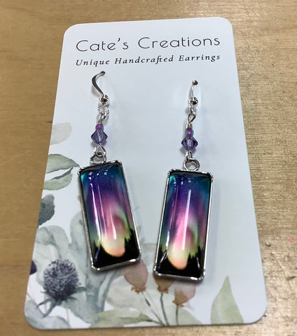 Sky scene earrings by Caitlyn