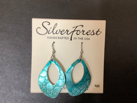 NE-2264 Silver Forest Earrings