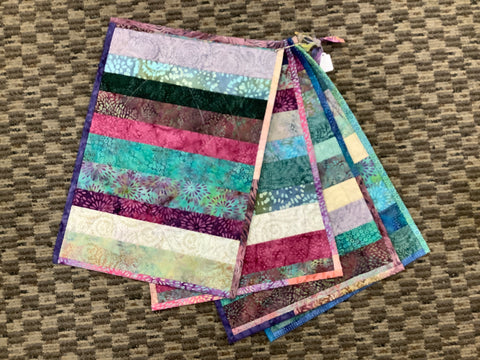 Set of Four TieDyed Placemats by Carol
