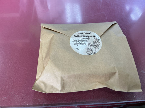 Tallow Honey Soap  Rosemary by artist Lisa R.