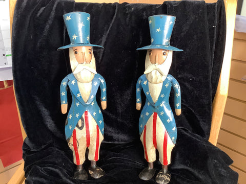 Recycled Tin Tall Uncle Sam (choice of one per purchase)