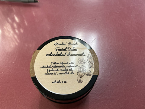 Randis Tallow Facial Balm Calendula Chamomile