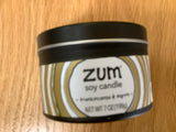 ZUM Frankincense and Myrrh Soy Candle
