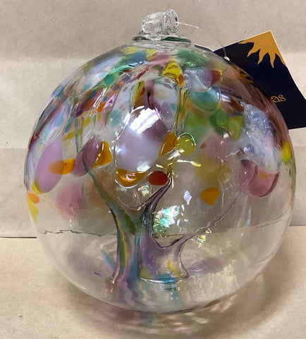6” “Tree of Joy” Glass Ball