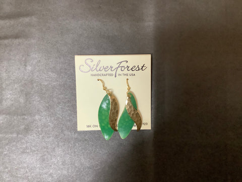 NE-0716B Silver Forest Earrings