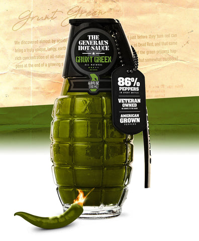 The General's Hot Sauce -Grunt Green - The General's Hot Sauce