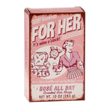 "For Her"  10oz Bar Soap Display