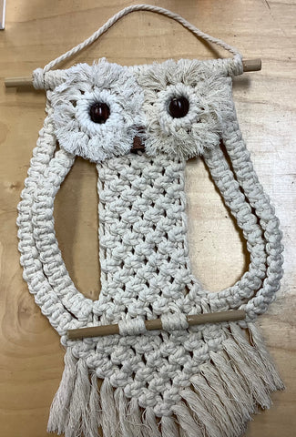 Large Owl Wall Hanging by Nancy