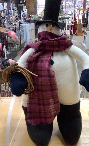 Snowman handmade by Carol