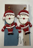 Large Santa Dangle Earrings by Barbie