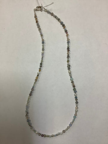 Gemstone longer necklace by Caitlin