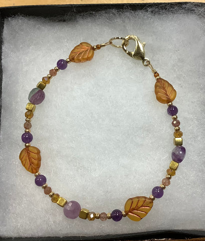 Autumn Gemstone Bracelet by Caitlin
