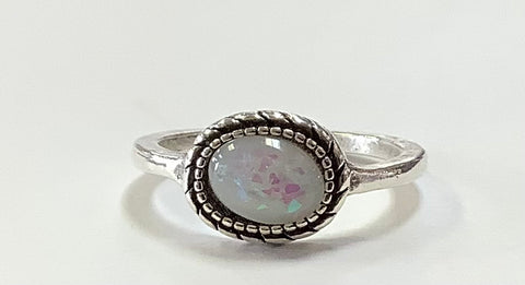 Moonstone costume ring