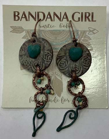 #445 Bandana Girl Earrings