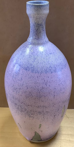 Purple Vase with blue by Worth