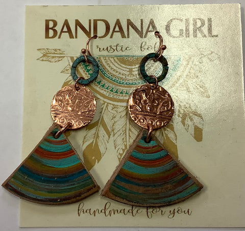 #499 Bandana Girl Earrings