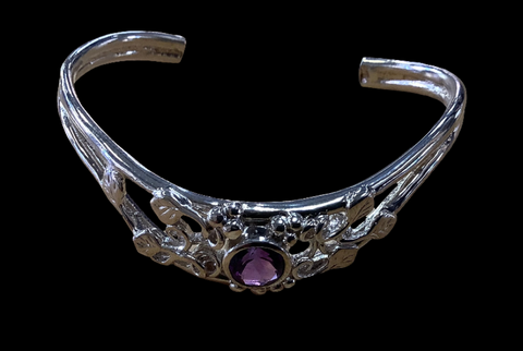 Amethyst Ivy Cuff by Mary Kay Donnelly