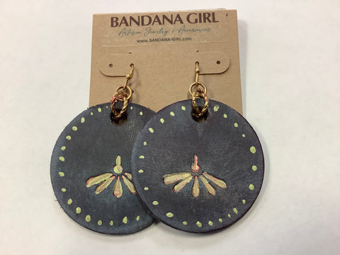#793 Bandana girl Earrings