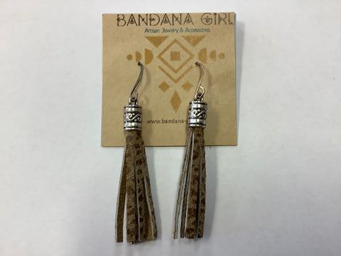 #611 Bandana Girl Earrings