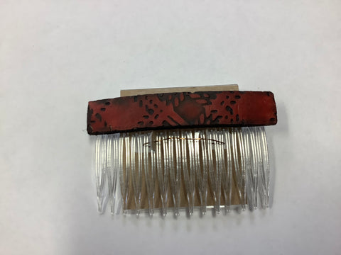 #865 bandana girl hair comb
