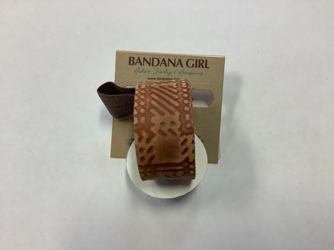 #507 bandana girl ponytail holder