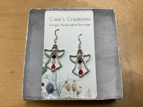 Angel earrings by Caitlin