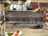 Wooden Williamsport hanging photos by Elaine