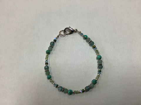 Turquoise Gemstone bracelet by Caitlin