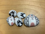 Cat rocks by Cecelia