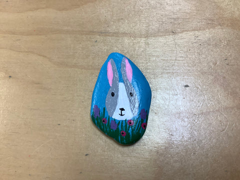 Bunny rock by Cecelia