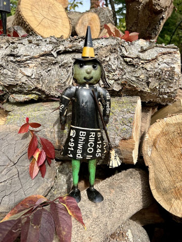 Recycled Tin Witch  MHP-0010