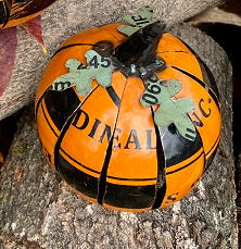 Tin pumpkin luminary mhp 0013