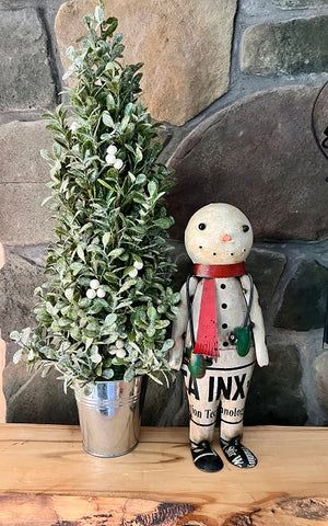 Tin Snowman with Mittens   MHP-1029