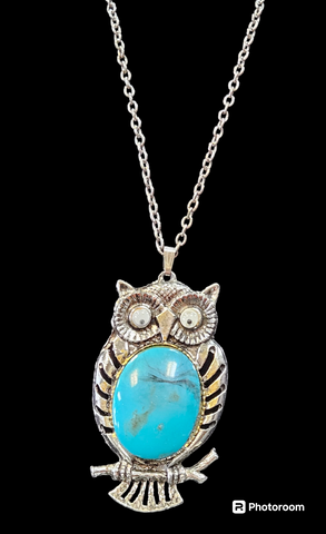 Vintage Owl Necklace