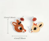 Christmas cute couple  earrings