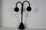 Ken’s handcrafted jewelry - Sterling Silver Earrings Medium Circle