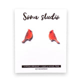 Sona Studio - Cardinal Earrings