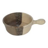 Clay in Motion - Handcrafted Ceramic Soup Mug, Dishwasher Safe: Mocha