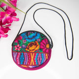 Lucia's Imports - Round Upcycled Coin Bag