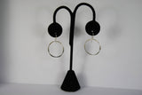 Ken’s handcrafted jewelry - Sterling Silver Large Circle Hammered